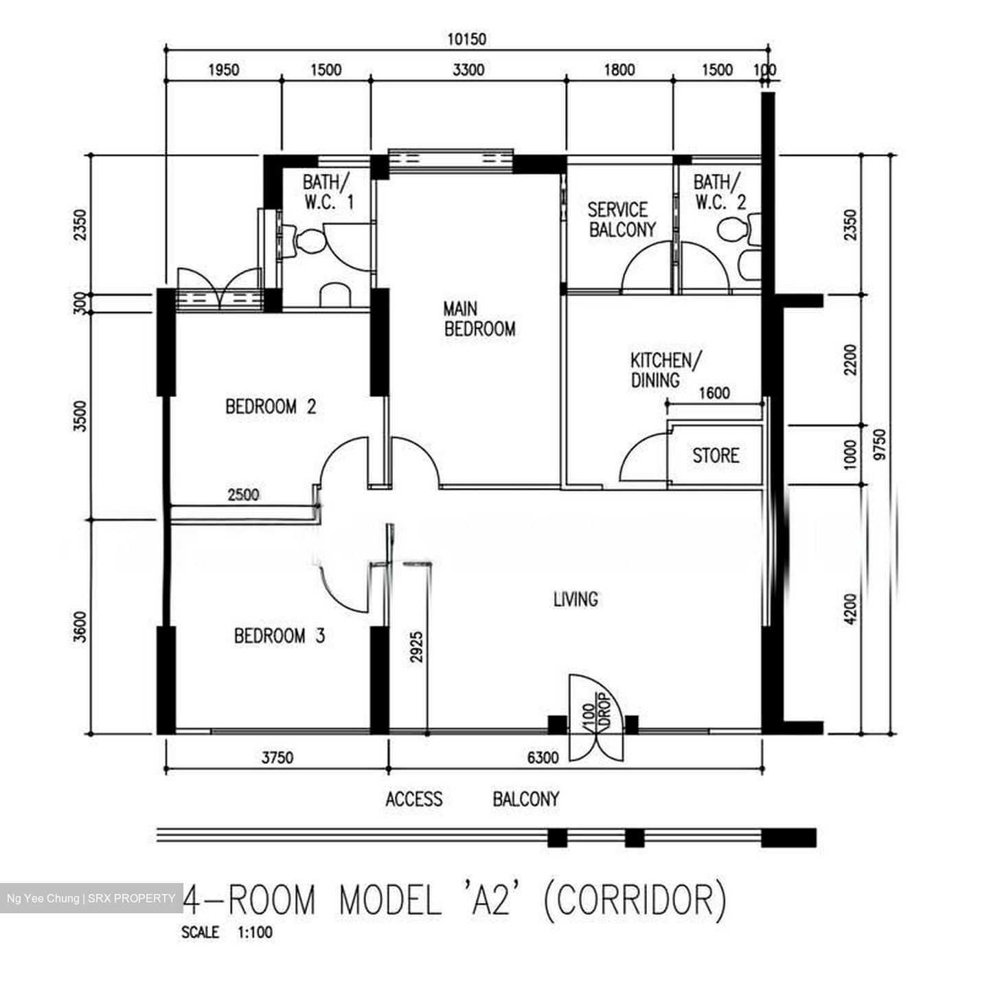 Blk 911 Hougang Street 91 (Hougang), HDB 4 Rooms #563928081